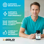 X Gold Health Alpha Gpc and Uridine supplement container packaging