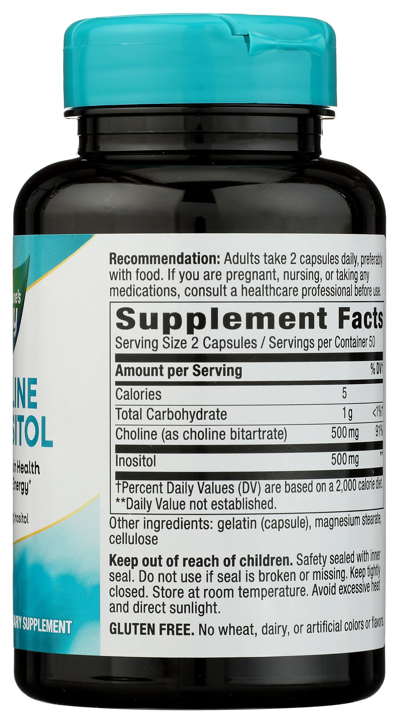 Nature's Way Choline and Inositol dietary supplement