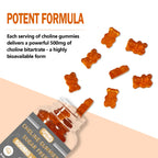 Hfeliz vegan and non-GMO choline gummies for brain health