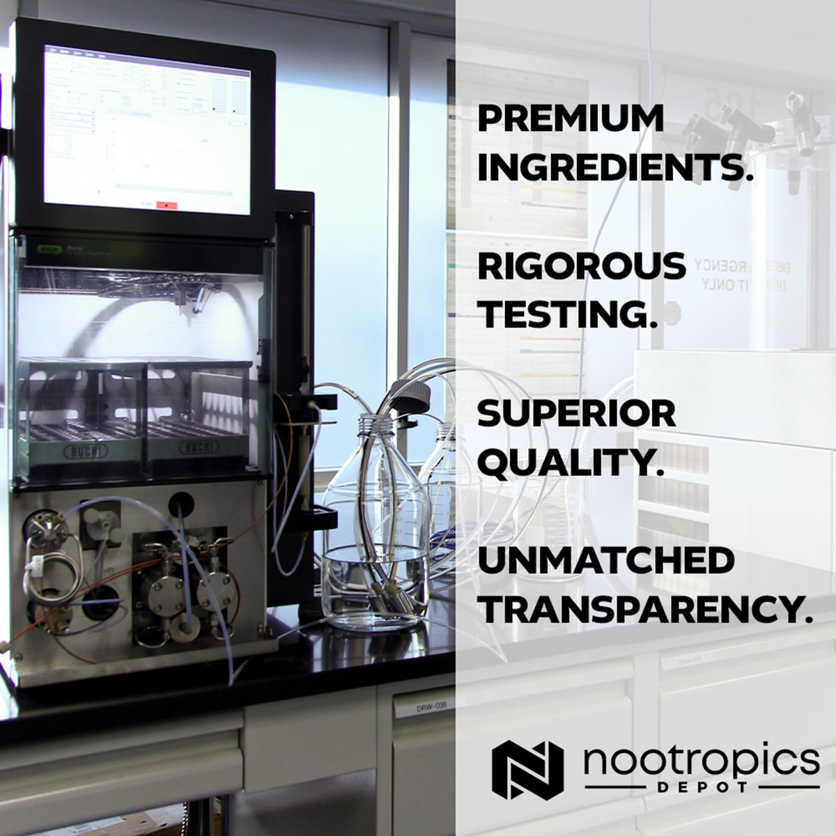 Authentic USA sourced Nootropics Depot capsules packaging overview