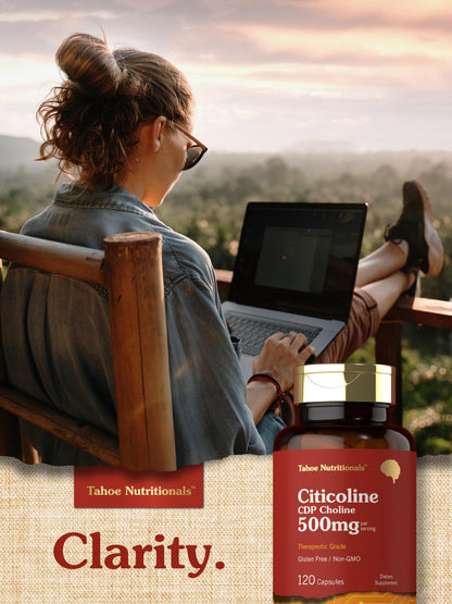 Tahoe Nutritionals Citicoline capsules for cognitive support