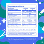 First Day Teen cognitive health gummies back label listing Cognizin and Phosphatidylserine ingredients