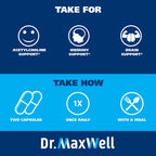 Dr. Maxwell Alpha GPC and Bacopa capsule close up