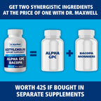 Dr. Maxwell brain support supplement packaging lifestyle