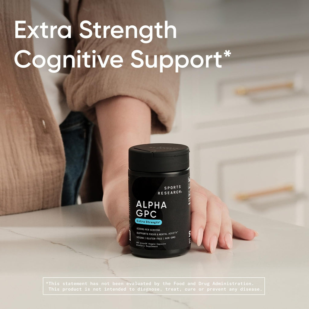 Sports Research Alpha GPC bioavailable choline supplement