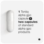 Toniiq 600mg nootropic capsules jar side angle