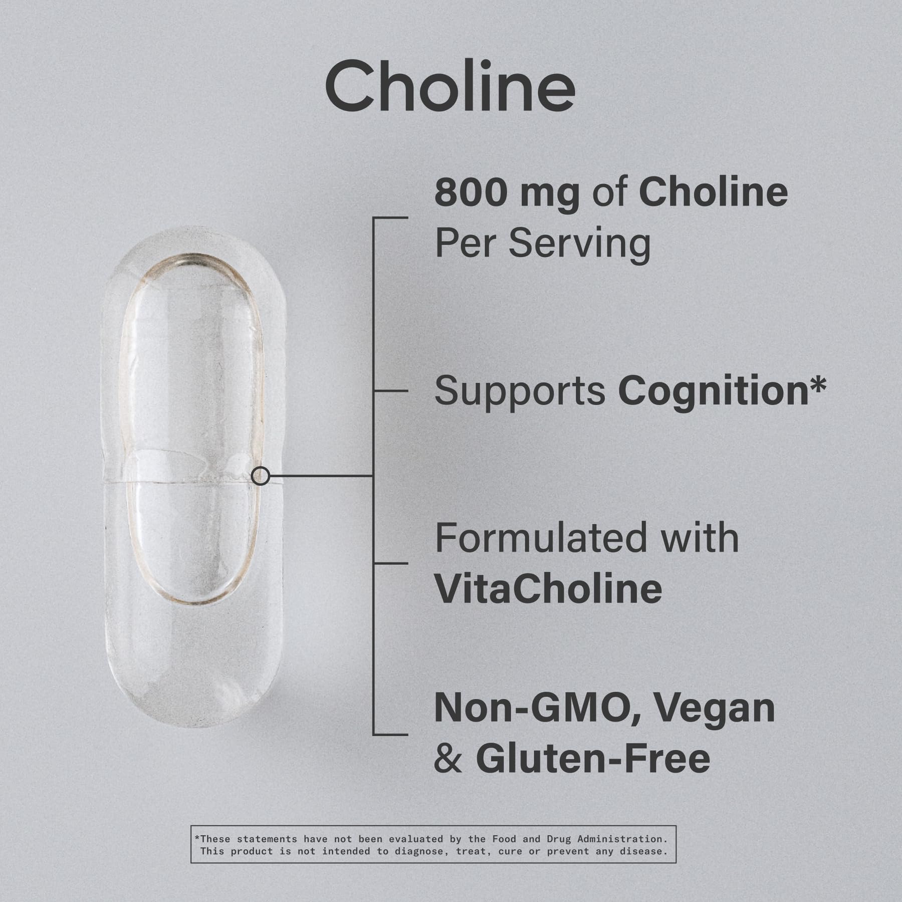 Sports Research Choline 60 liquid veggie capsules bottle