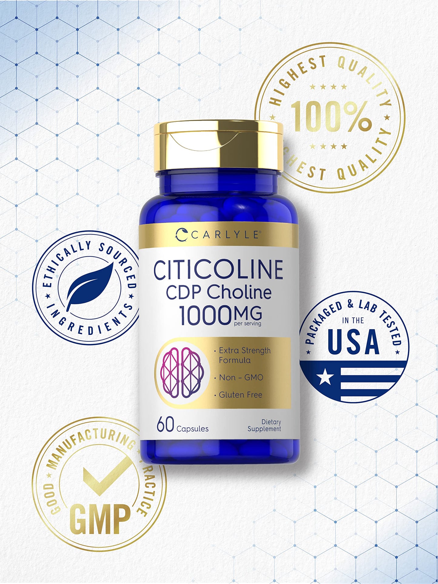 Carlyle Citicoline ingredients and nutrition facts