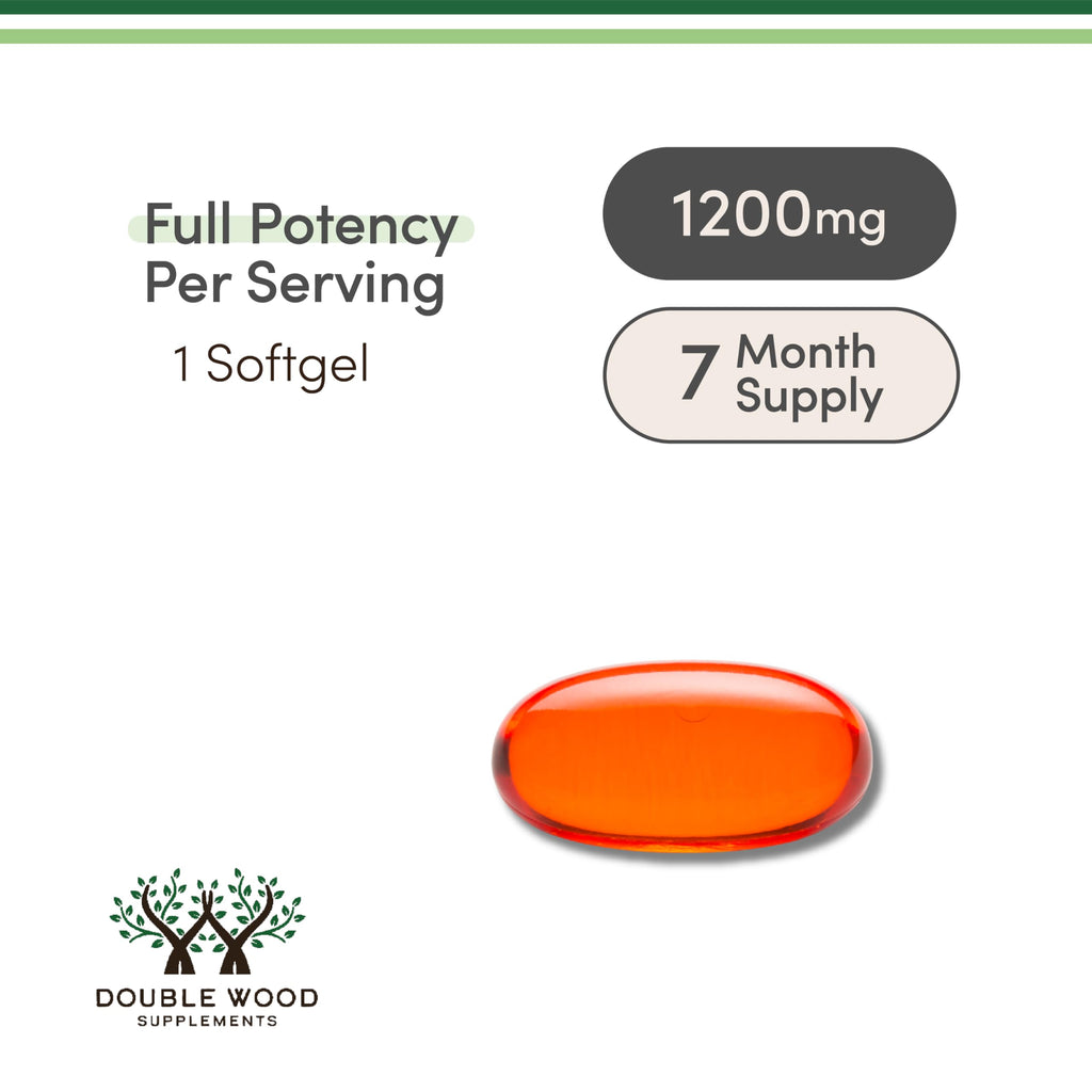 Double Wood Supplements Phosphatidylcholine capsule texture closeup