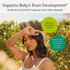 Needed Prenatal Choline bottle ingredients and directions side view