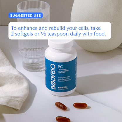 BodyBio PC brain health supplement packaging