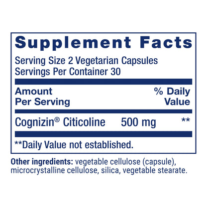 Life Extension Citicoline vegetarian capsules texture