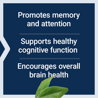 Life Extension brain health supplement bottle nutritional facts