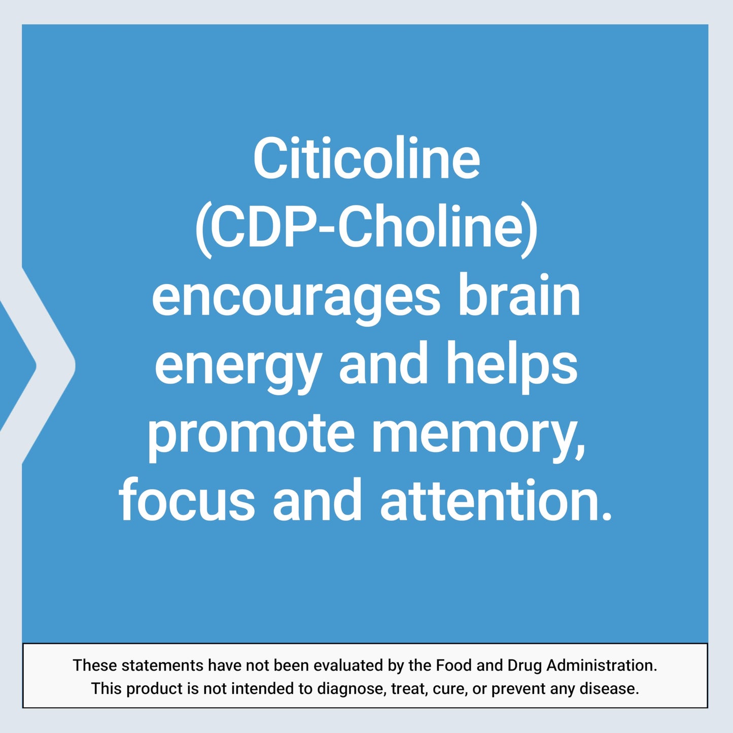 Authentic USA imported Life Extension Citicoline bottle