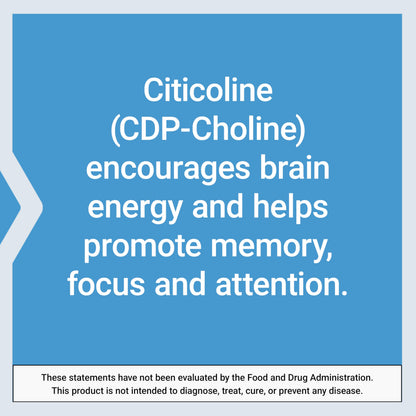 Authentic USA imported Life Extension Citicoline bottle