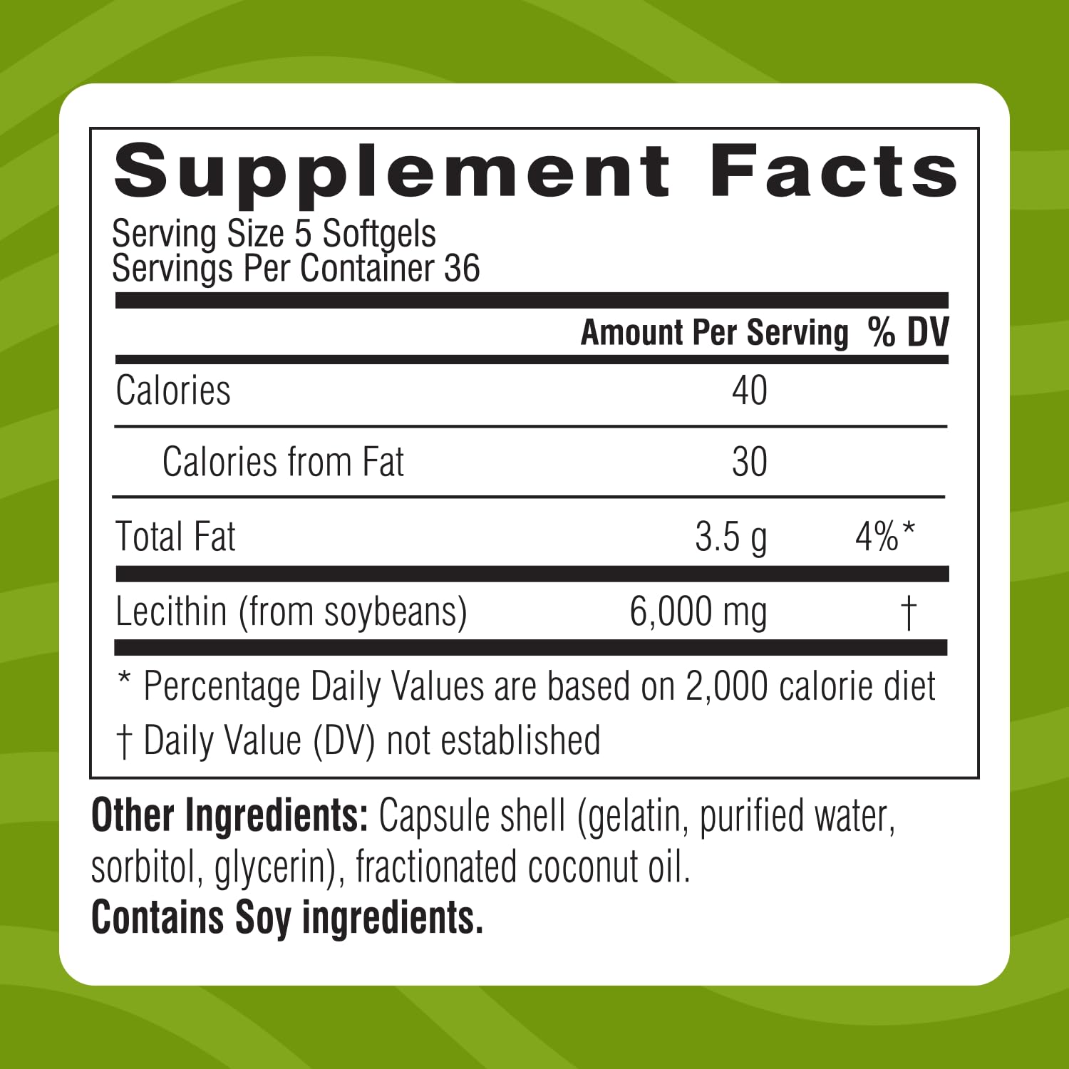 Close up view of the premium gold cap and seals on Swisse lecithin supplement bottle