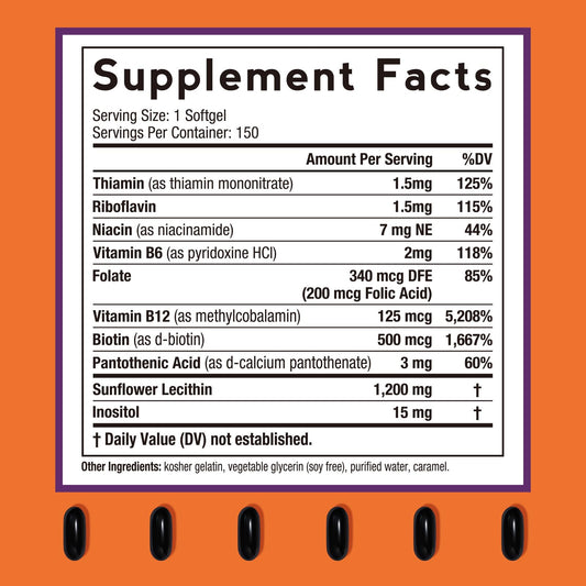 Doctor's Recipes non GMO soy free dietary supplement bottle containing 150 softgels for brain health support