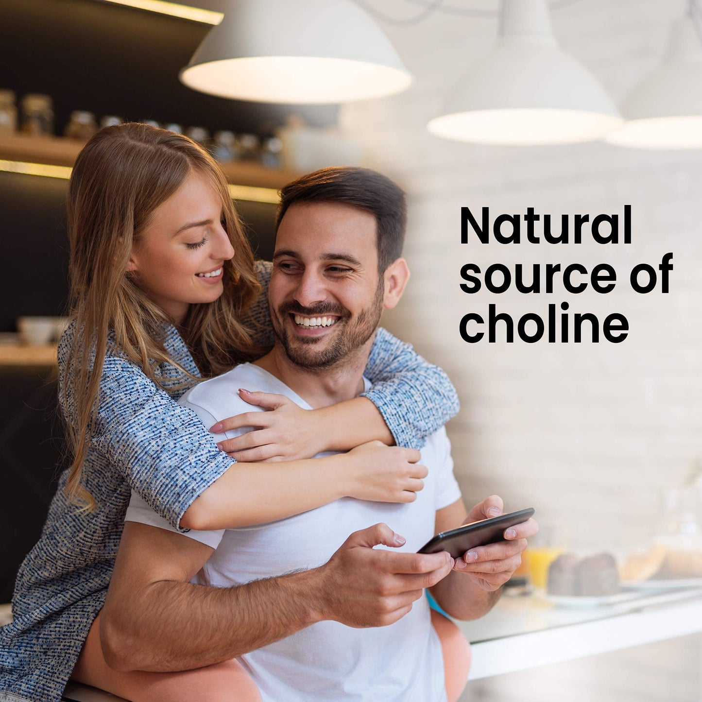 Authentic imported USA Lewis Labs Lecithin nutritional supplement jar details and ingredient information.
