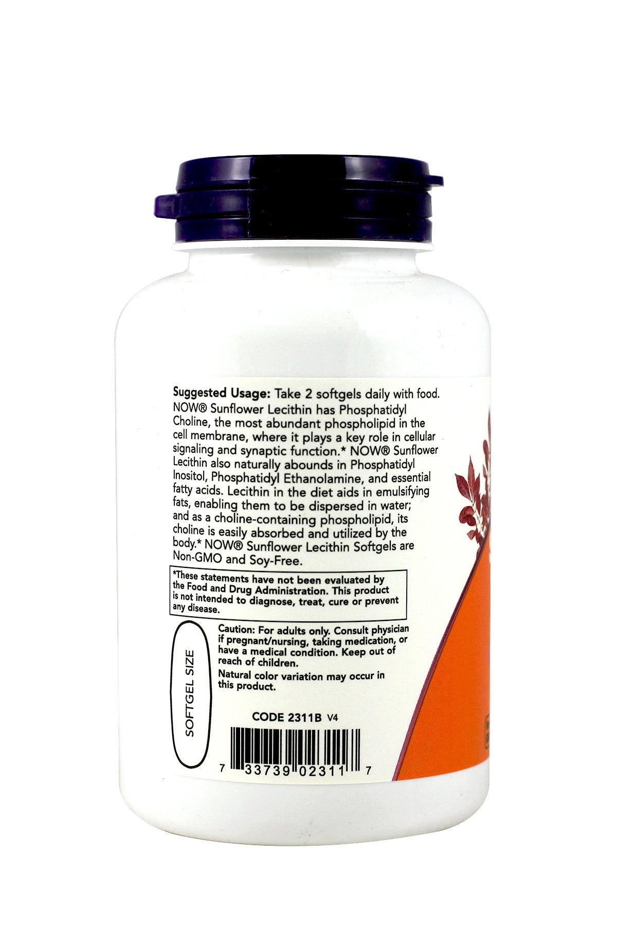 Premium dietary supplement softgels by NOW Foods displayed clearly next to the imported container.