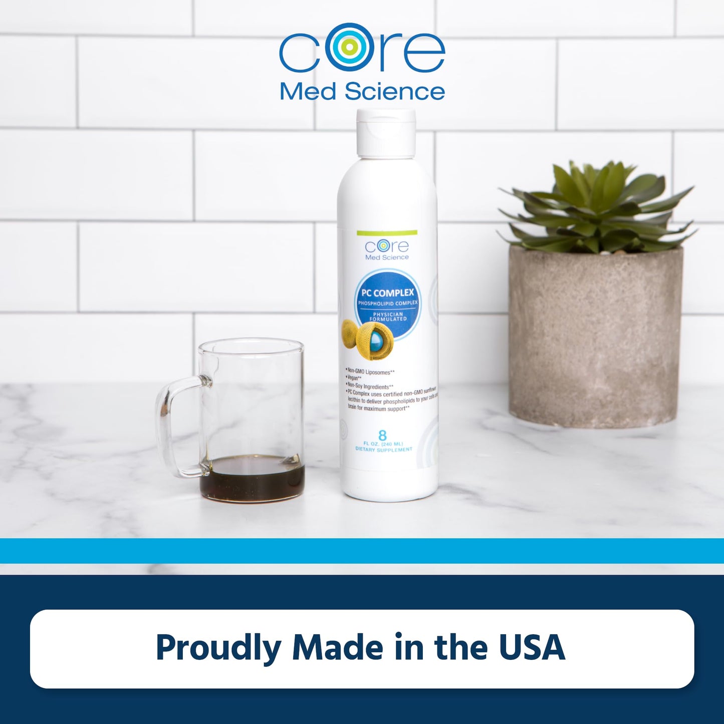 Core Med Science Liposomal Phosphatidylcholine secure authentic packaging box for Indian delivery