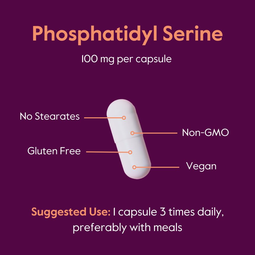 Bestvite Phosphatidylserine 120 capsules non-GMO sunflower lecithin supplement packaging