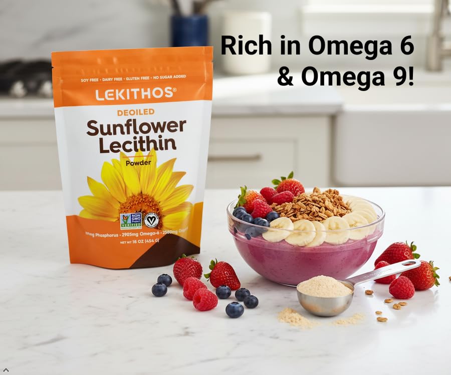 Lekithos soy free lecithin powder ingredient highlights