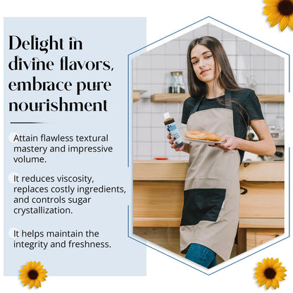 Soy free sunflower lecithin emulsifier for smoothing chocolate and confectionery items