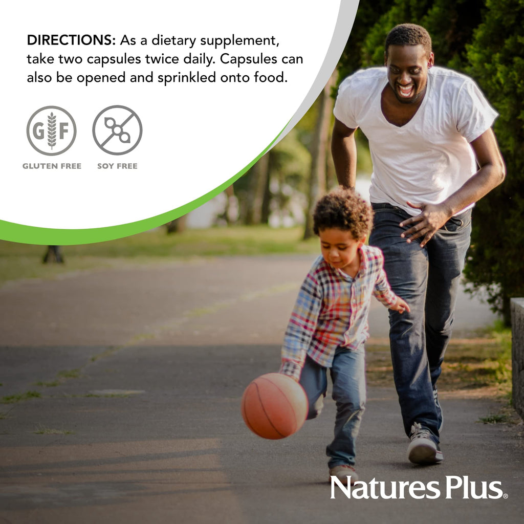 NaturesPlus Egg Yolk Lecithin packaging and seal overview