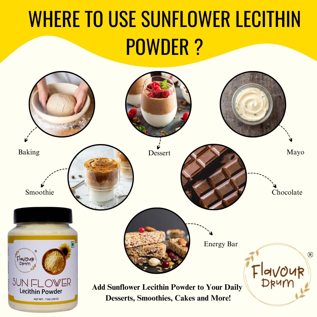 Non GMO sunflower lecithin powder packaging label information