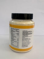 Premium authentic sunflower lecithin powder container top view