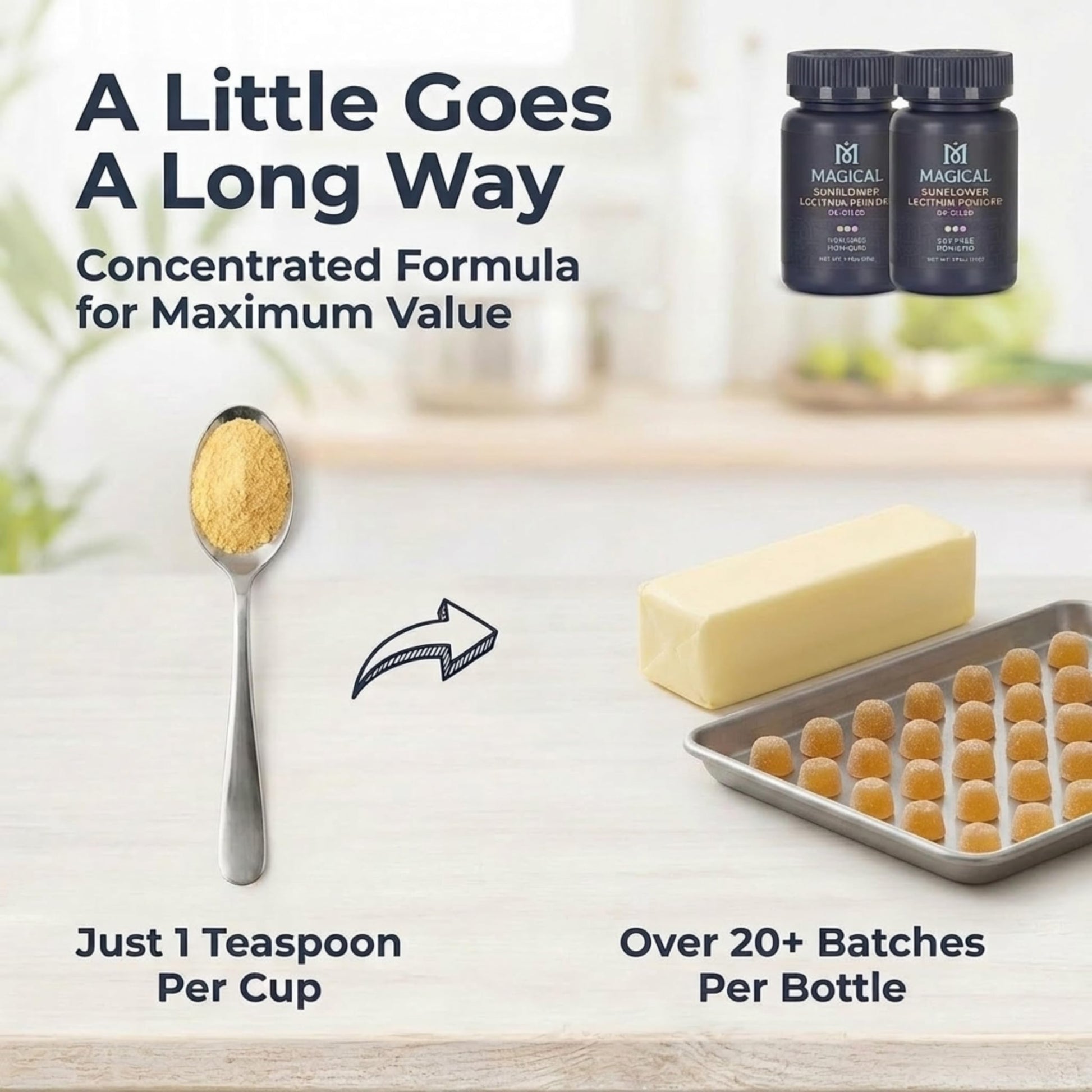Magical Butter non GMO sunflower lecithin powder emulsifier for herbal infusions