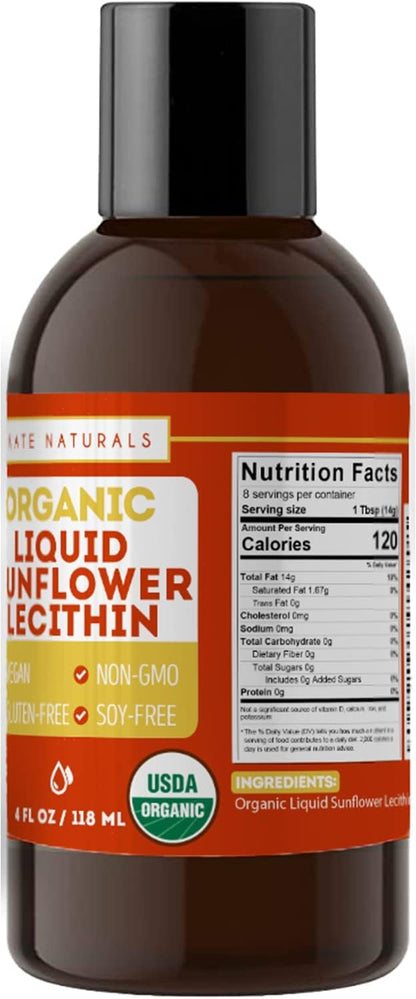 Organic liquid sunflower lecithin for homemade gummies and chocolates