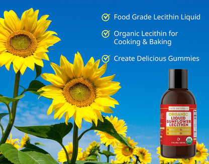 USDA certified organic vegan liquid lecithin for healthy lactation support