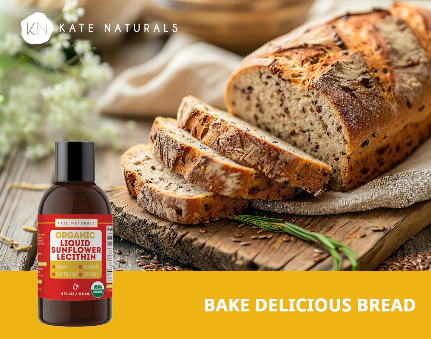 Authentic imported USA skincare and culinary supplement packaging details
