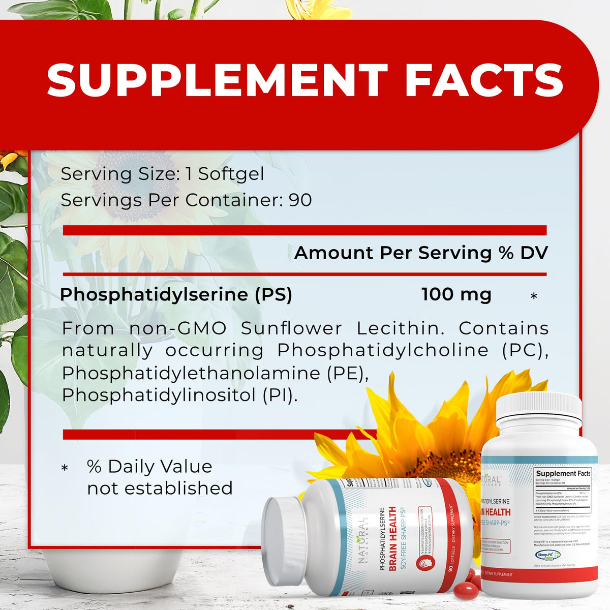 Natural BioScience Phosphatidylserine packaging angle