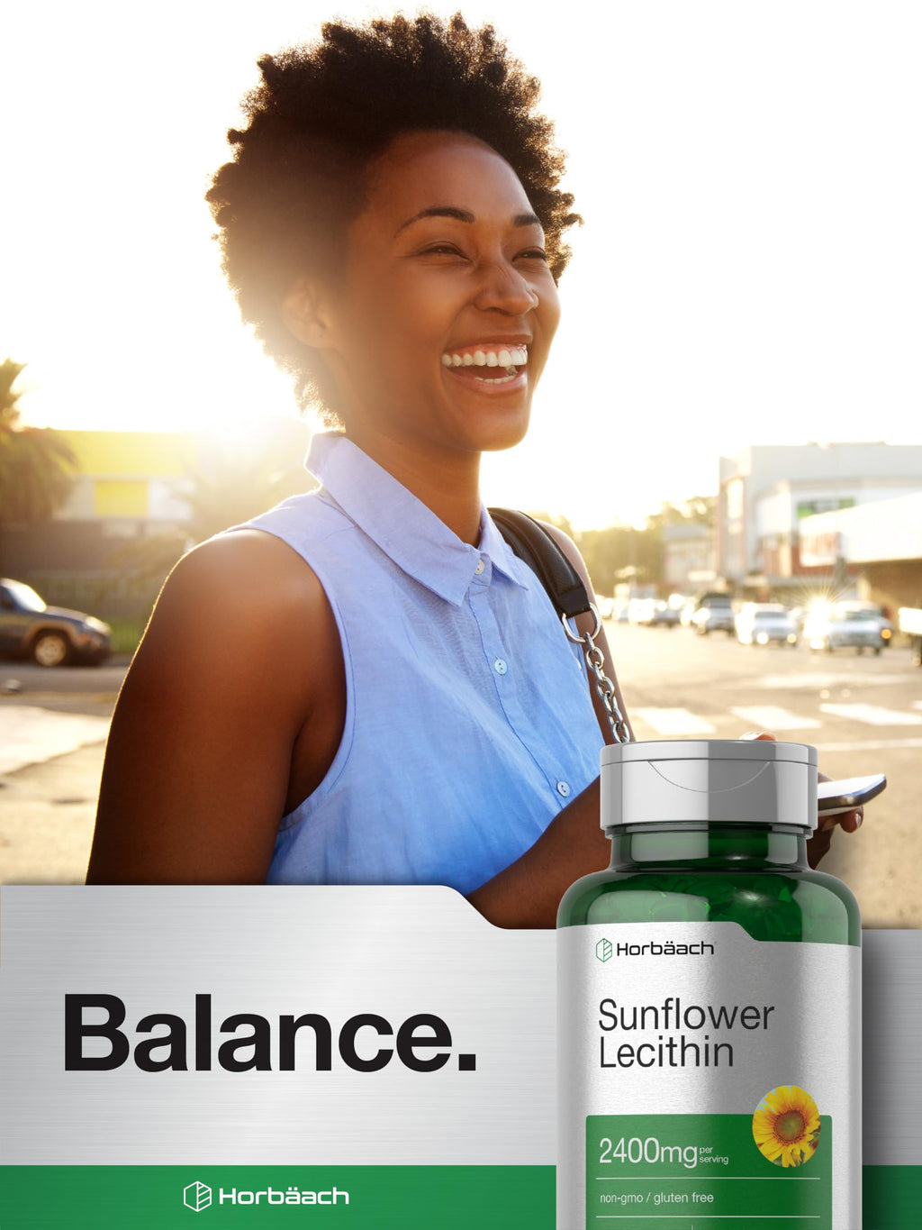 Two quick release lecithin softgels representing the recommended daily serving size