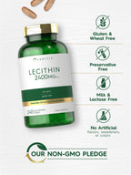 Carlyle lecithin non GMO and gluten free imported supplement packaging