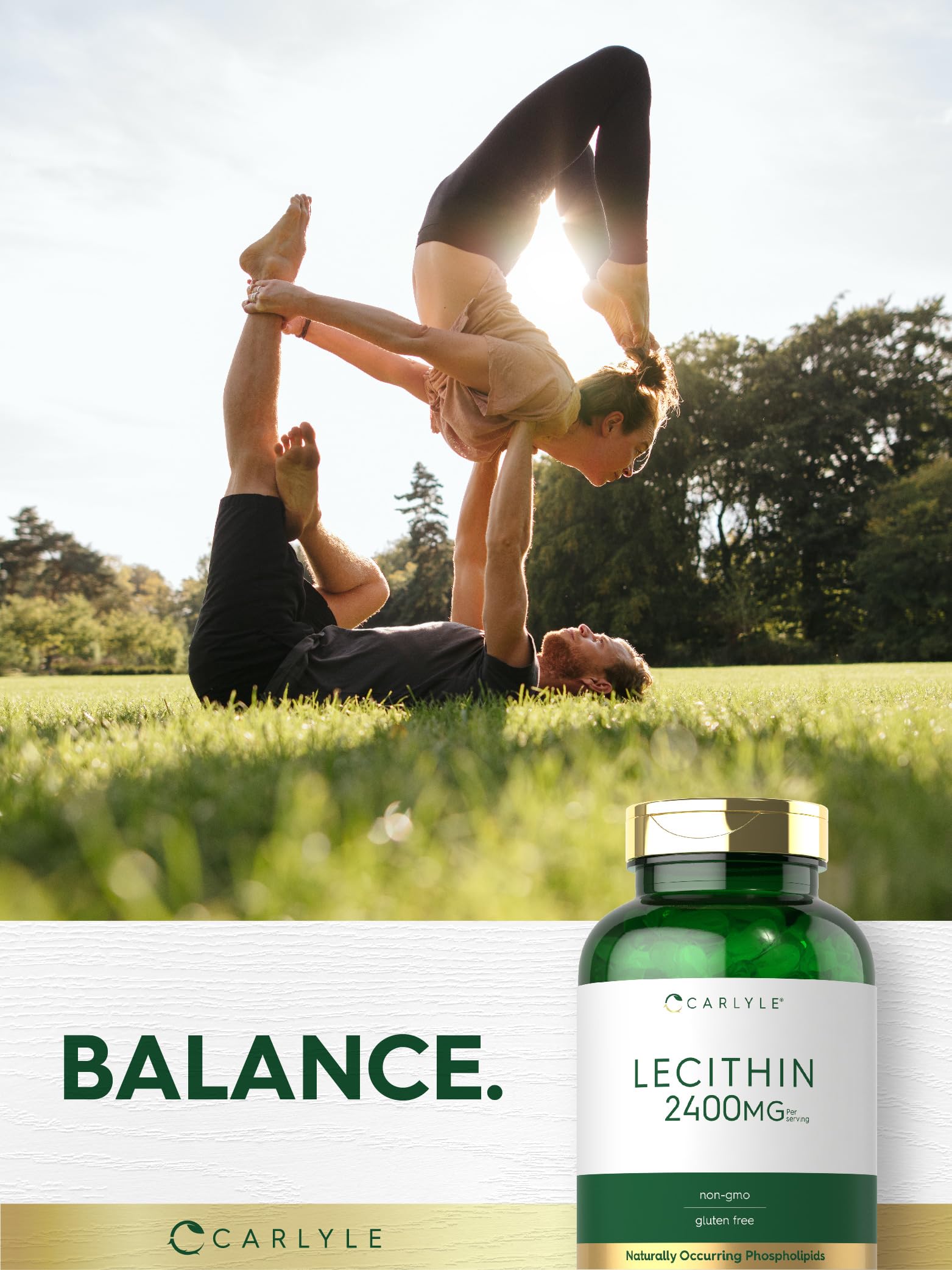 Carlyle nutritionals lecithin dietary supplement details and serving size instructions