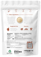 Micro Ingredients sunflower lecithin powder nutritional supplement label details
