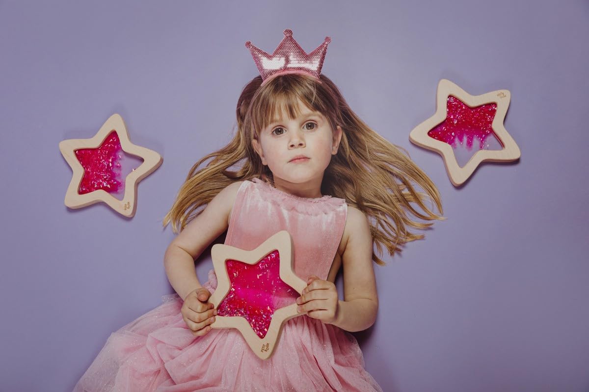 Petit Boum Nebula sensory star showing glitter and liquid details