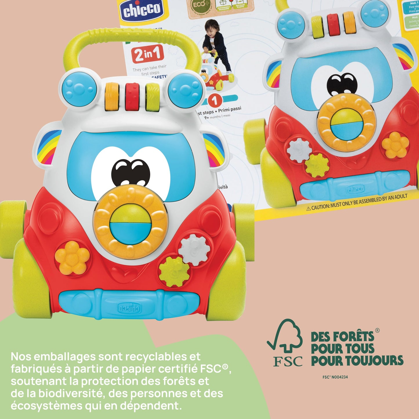 Chicco Happy Hippy walker packaging and product
