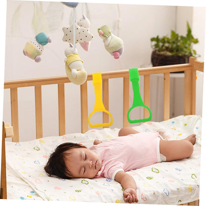 Safe polypropylene pull up rings for infants