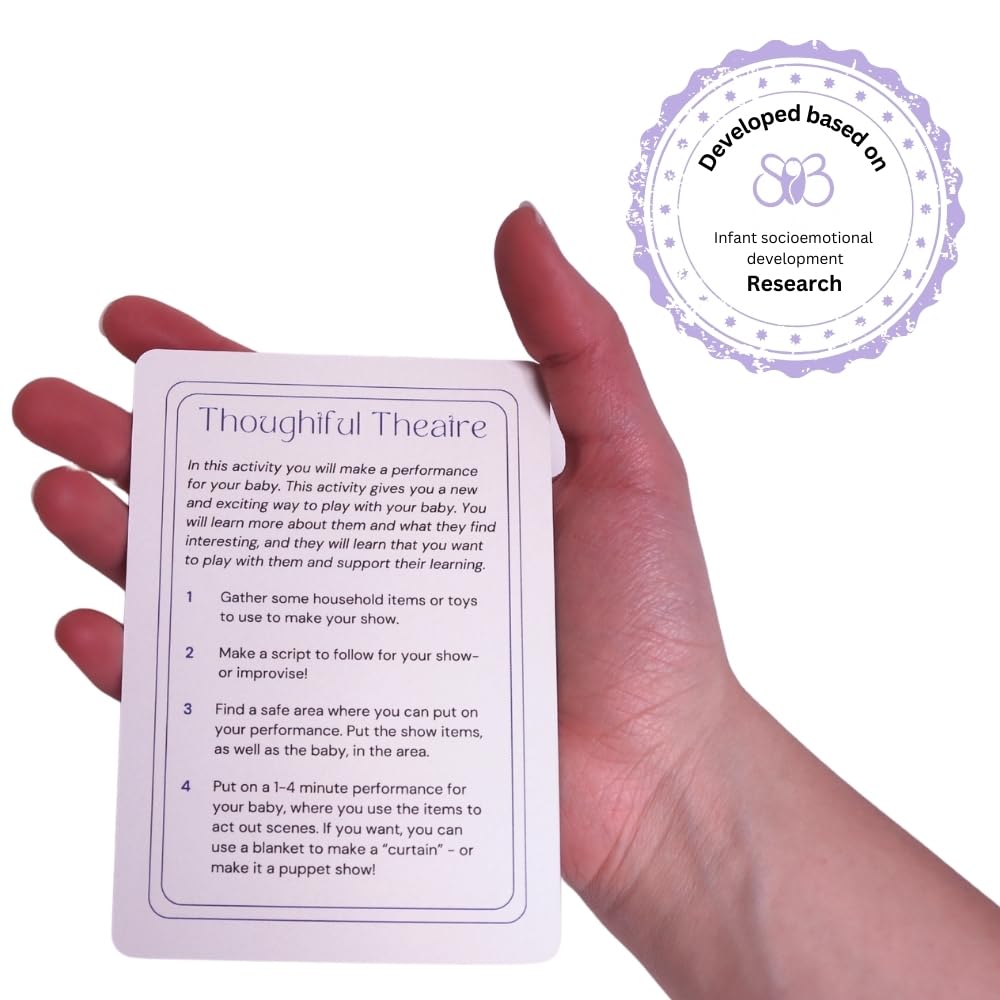 Portable and durable sensory cards for baby interactive play