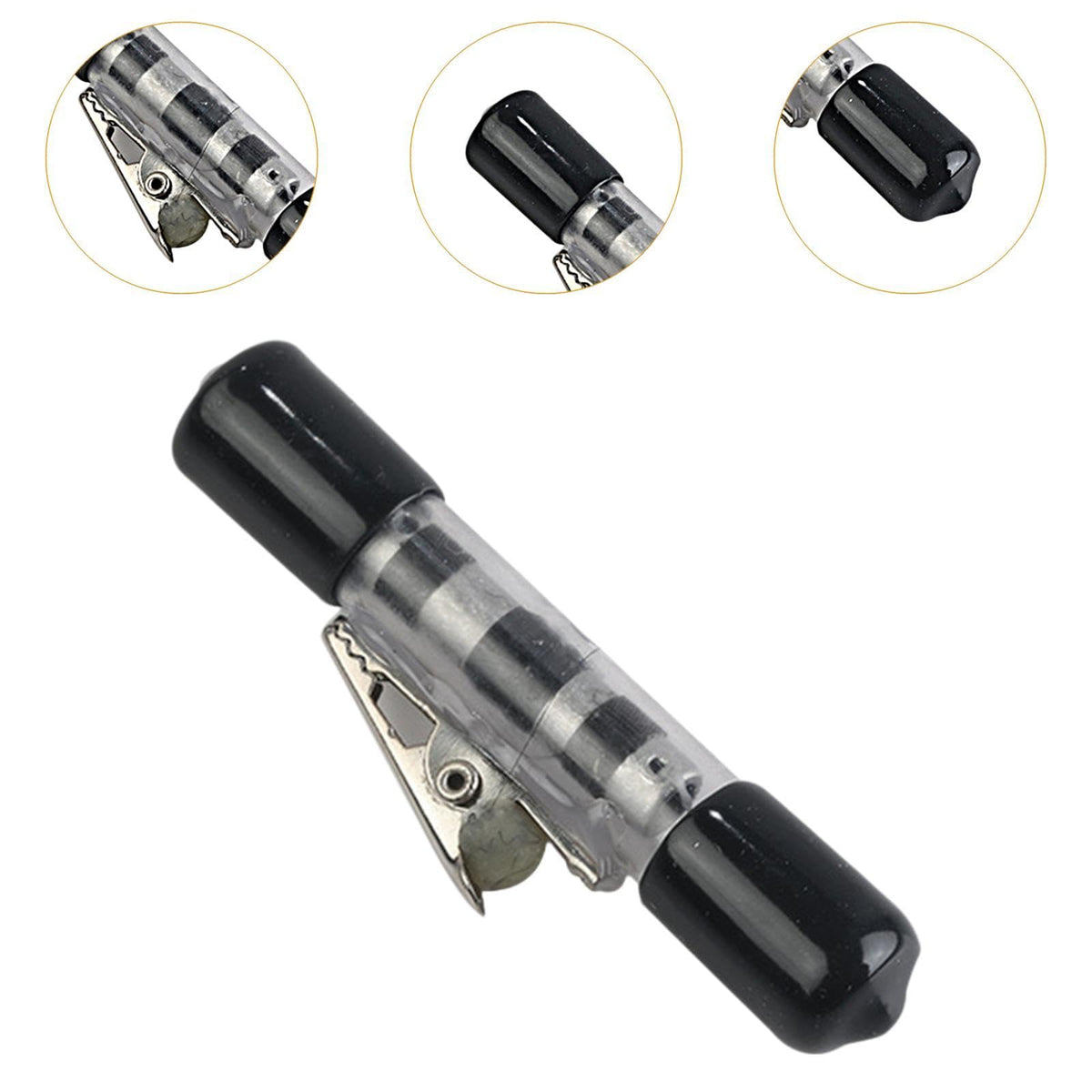 Merishopp thread retractor showing metal clothing clip and compact design