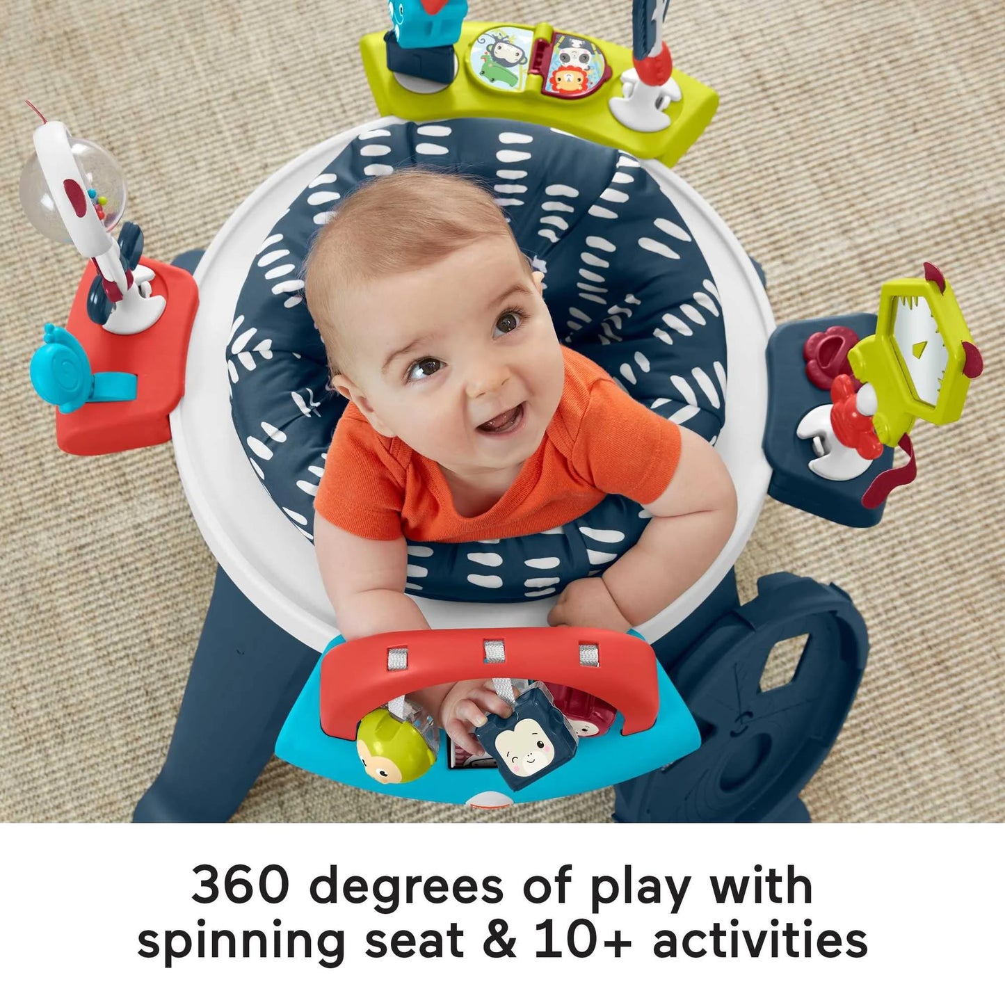 Fisher-Price activity center shape sorter plate feature