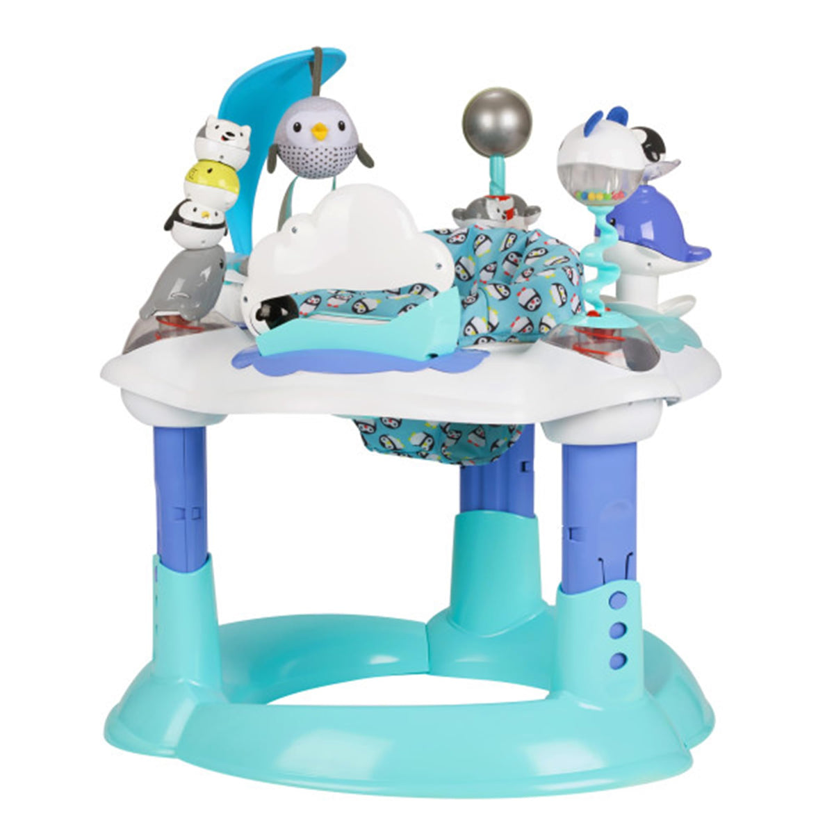 Evenflo Polar Playground baby bouncer spinning seat angle