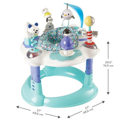 Evenflo ExerSaucer removable seat cover detail