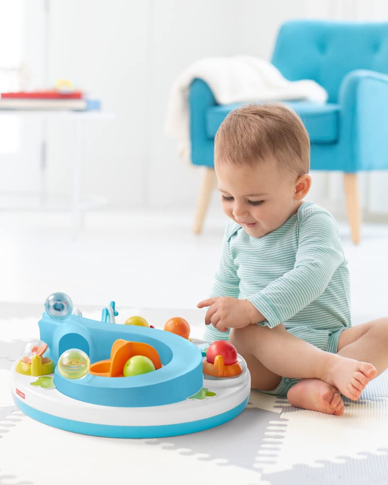 Skip Hop Let's Roll table showing toddler standing play mode