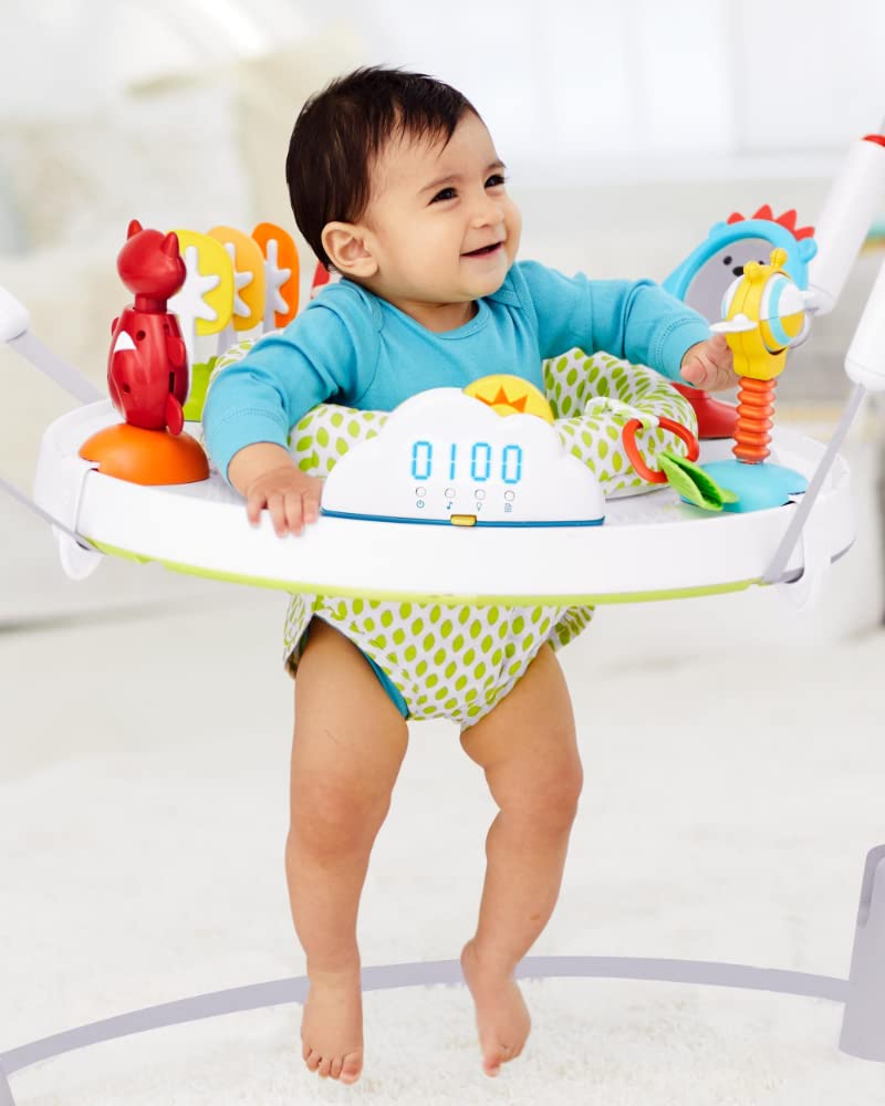 Skip Hop Jumpscape activity center in a nursery setting