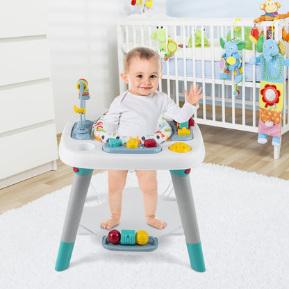 Baby using Honey Joy activity center 360-degree rotating seat